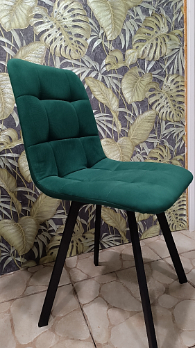 Стул на металлокаркасе Чилли бирюзовый / черный фото покупателя 35