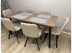 Стол Цефей дуб галифакс / черный матовый фото покупателя 1