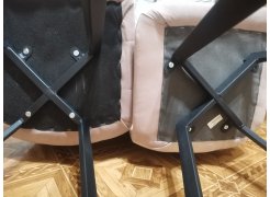 Стул на металлокаркасе Чилли розовый / черный каркас фото покупателя 636