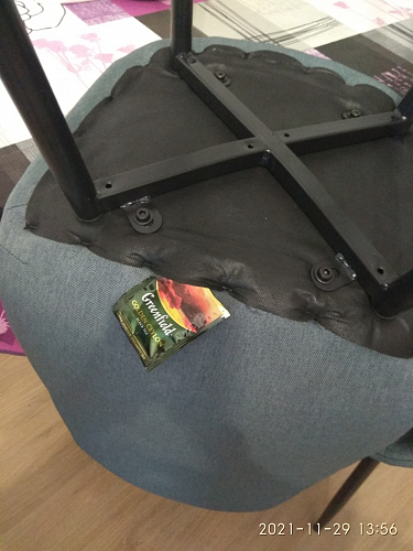 Стул на металлокаркасе Lilu 05 gray / white фото покупателя 43