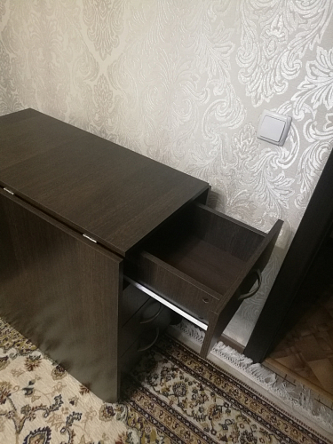 Стол-книжка Глория 606 М с ящиками дуб сонома фото покупателя 90