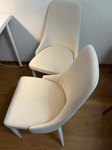 Стул на металлокаркасе Kora white / gray фото покупателя 357