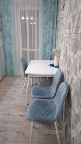 Стул на металлокаркасе Capri dark beige / white фото покупателя 38