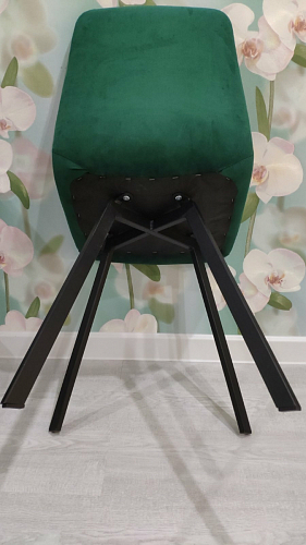 Стул на металлокаркасе Чилли синий / белый фото покупателя 1389