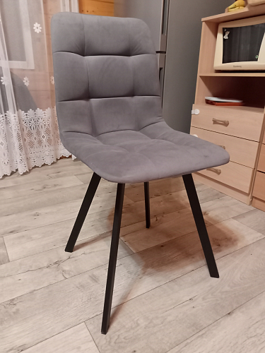 Стул на металлокаркасе Чилли зеленый / черный фото покупателя 1080