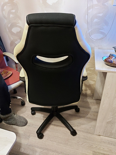 Компьютерное кресло Gamer черное / бежевое фото покупателя 132