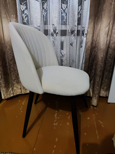 Стул на металлокаркасе Gabi green / black / silver фото покупателя 182