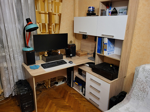 Компьютерный стол КСТ-14П белый правый  - Уцененный экземпляр фото покупателя 5