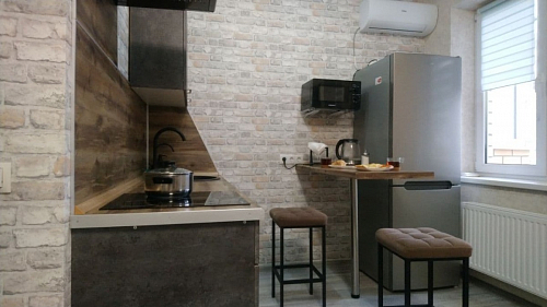 Барный стул Лофт микровелюр катания блэк / черный матовый фото покупателя 74