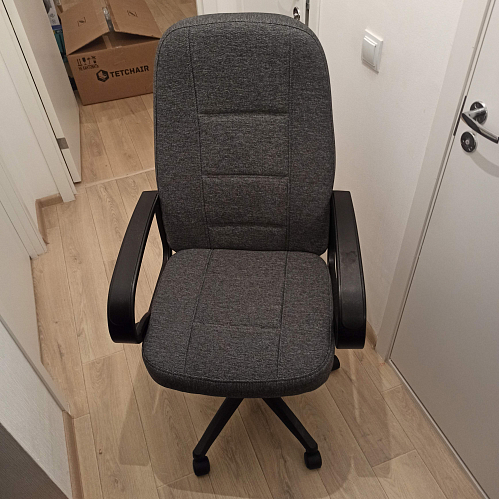 Компьютерное кресло CH747 бежевый, экокожа фото покупателя 3