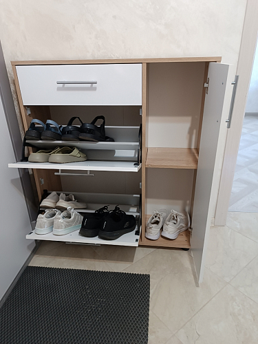 Обувница ТП-4 дуб сонома / белый  - Уцененный экземпляр фото покупателя 25