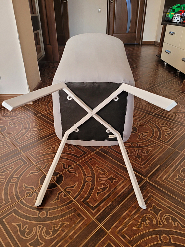 Стул на металлокаркасе Челси бирюзовый / черный фото покупателя 217