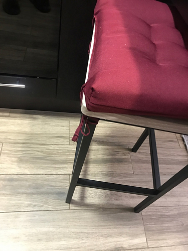 Барный стул Лофт темно-серый / черный матовый фото покупателя 3