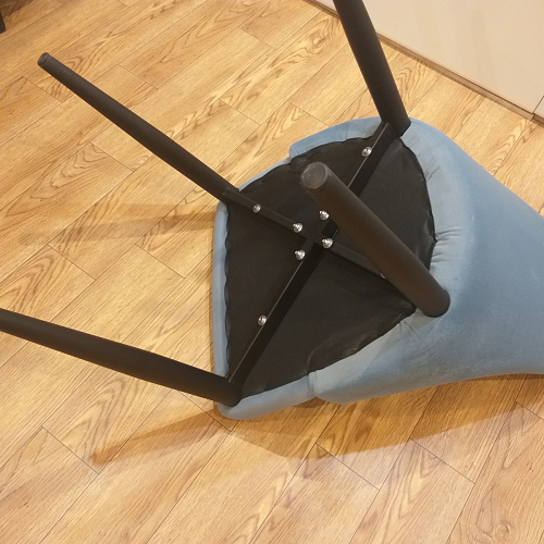 Стул на металлокаркасе Kora black / gray фото покупателя 164