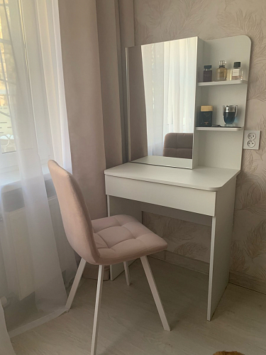 Стул на металлокаркасе Чилли К кирпичный / черный фото покупателя 596