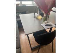 Стол Лота Лофт 140 25 мм черный матовый / бетон фото покупателя 94