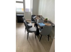 Стул на металлокаркасе Kora beige / black фото покупателя 10