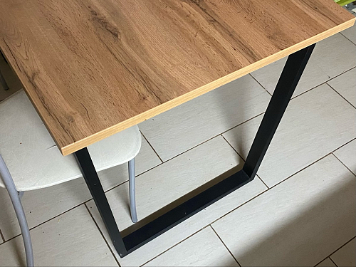 Деревянный стол Лота Лофт 140х80 белый матовый / бетон светлый фото покупателя 321