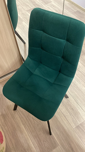 Стул на металлокаркасе Чилли бежевый / белый каркас фото покупателя 893