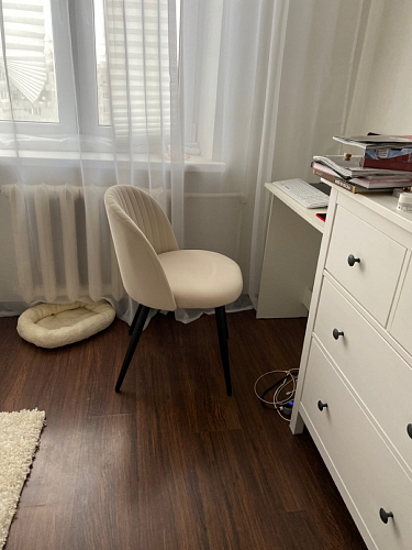 Стул на металлокаркасе Gabi 1 line light blue / black фото покупателя 38