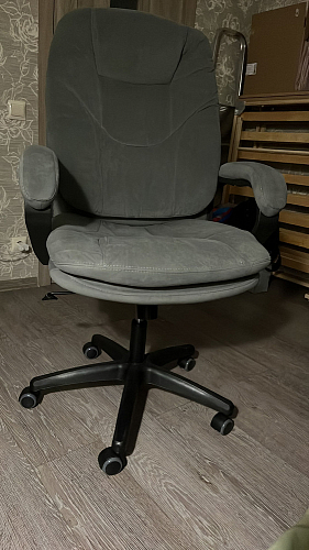 Компьютерное кресло Comfort Lux/Комфорт Люкс серый фото покупателя 35
