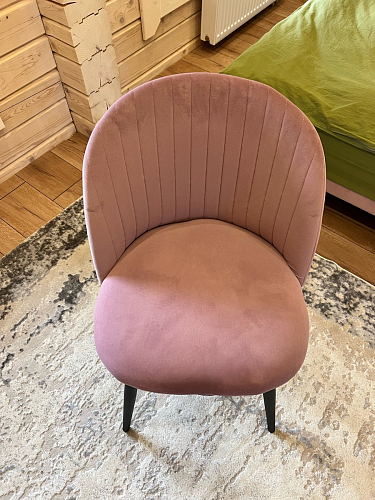 Стул на металлокаркасе Gabi 1 light purple / black фото покупателя 183