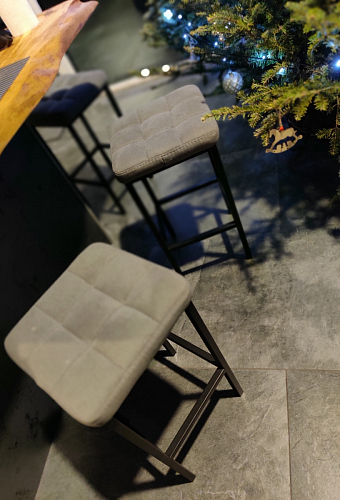 Барный стул Лофт линкольн белый / белый матовый фото покупателя 17