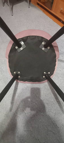 Стул на металлокаркасе Gabi 1 dark gray / black фото покупателя 436