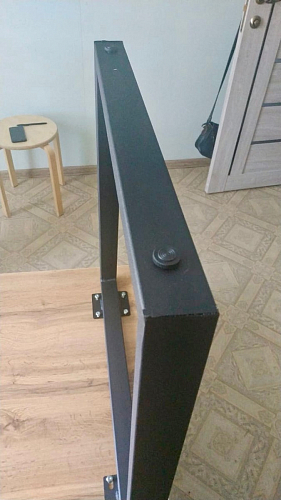 Деревянный стол Лота Лофт 140х80 дуб крафт табачный / черный матовый фото покупателя 187