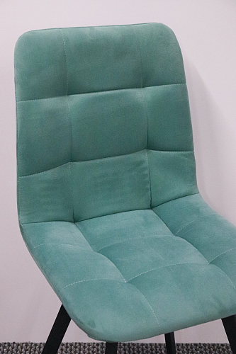 Стул на металлокаркасе Чилли темно-серый / черный каркас из шоурума 4