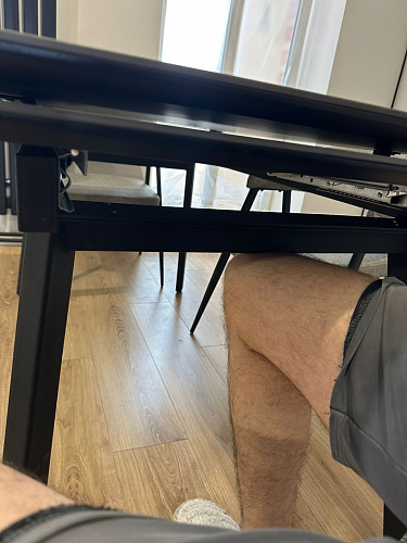 Керамический стол Норман 140 (200) х 80 белый мрамор alpin white / snow white / белый фото покупателя 5