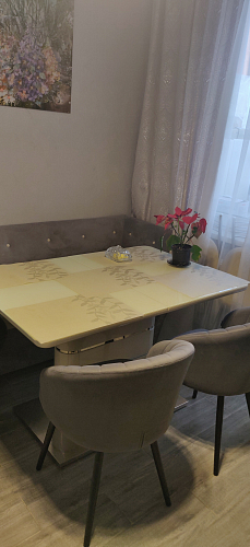 Стул на металлокаркасе Бэнбу velutto 49 / черный фото покупателя 6