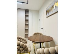 Стол Тулип 90х73 дуб вотан / белый фото покупателя 93