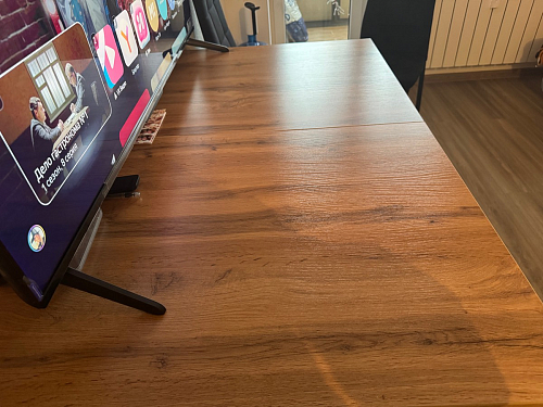 Стол раскладной Лота Лофт 120 25 мм юта / черный матовый фото покупателя 746