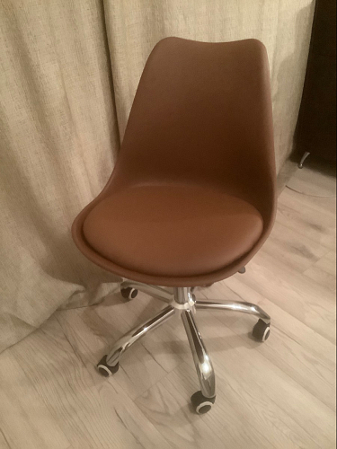 Компьютерное кресло Kolin с подушкой clear / white фото покупателя 56