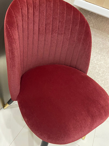 Стул на металлокаркасе Gabi green / black / silver фото покупателя 119