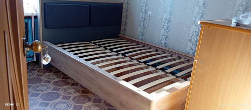 Двуспальная кровать Клауд 160х200 парящая дуб крафт золотой / антрацит фото покупателя 411