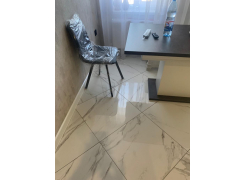 Стул на металлокаркасе Чилли синяя ткань / белый фото покупателя 685