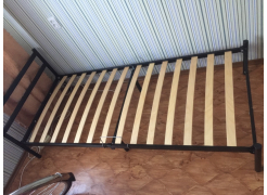 Односпальная кровать Фади 80х200 черная фото покупателя 847