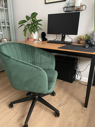 Компьютерное кресло Тибо 01 светло-коричневый / черный фото покупателя 49