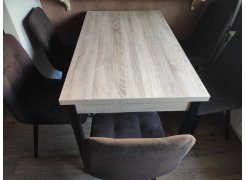 Стол Оригон сонома / черный матовый фото покупателя 8