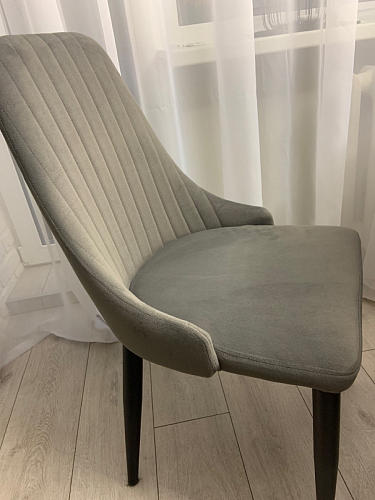 Стул на металлокаркасе Kora green / black фото покупателя 123