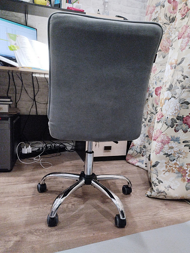 Компьютерное кресло One/Ван флок серый 29 фото покупателя 101