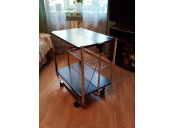 Столик сервировочный SC-5119 складной черный фото покупателя 58