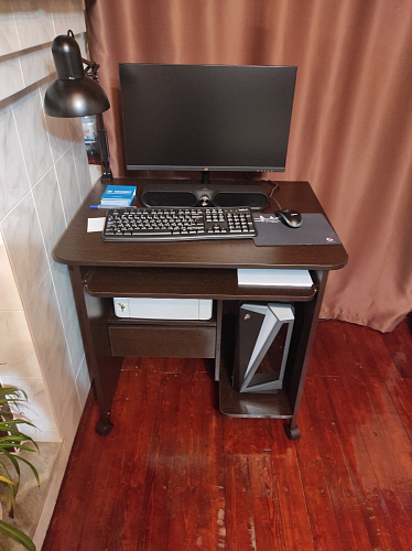 Компьютерный стол КСТ-10.1 Венге  - Уцененный экземпляр фото покупателя 32