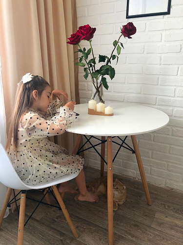 Пластиковый стул Eames PC-015 серый фото покупателя 7