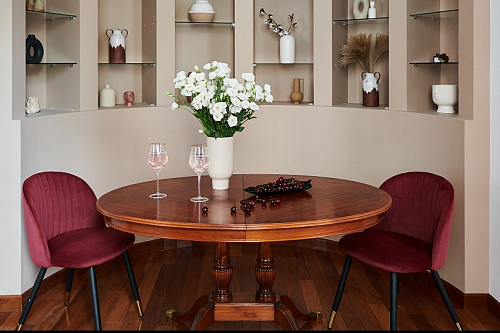 Стул на металлокаркасе Gabi 1 light purple / black фото покупателя 543