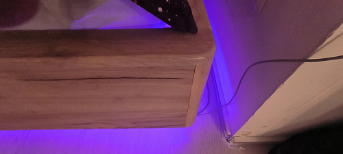 Двуспальная кровать Клауд 160х200 парящая дуб крафт золотой / антрацит фото покупателя 483