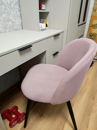 Стул на металлокаркасе Gabi latte / gold / black фото покупателя 721