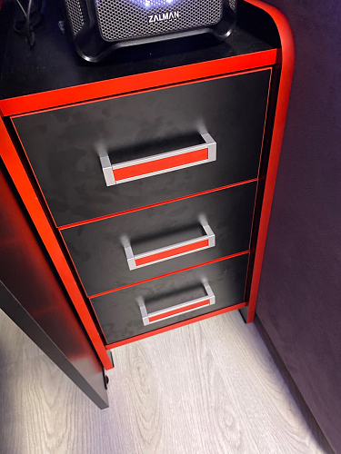 Тумба Ханна черная / красная - Уцененный экземпляр фото покупателя 67